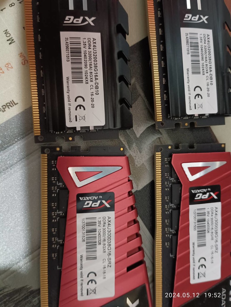 ddr4 3000與3200混插會當機
