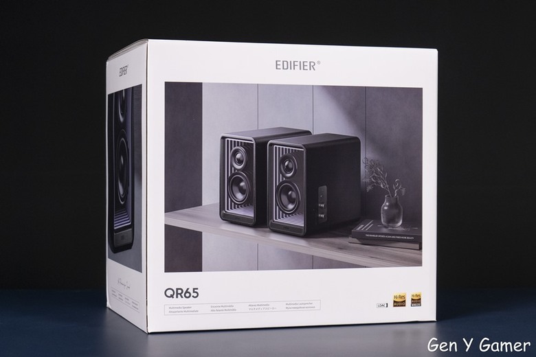 點我看大圖 無限鏡、荔枝皮、65W 快充!萬元桌上音響 EDIFIER QR65 2.0