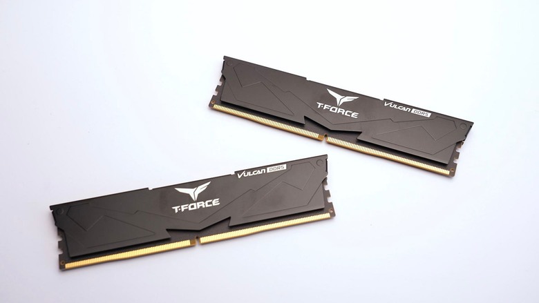 點我看大圖 主打的就是便宜有好貨?T-Force Vulcan DDR5–6000 32GB 2x16GB CL38 黑