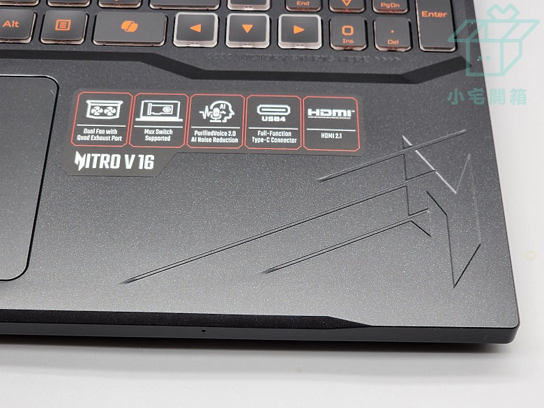 【小宅開箱】acer Nitro V ANV16-41 A+N更有性價比，電池優化享受電競文書續航