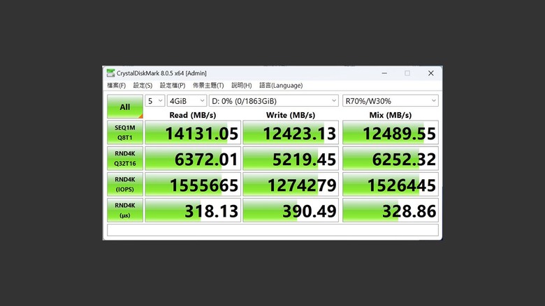 這就是 T0 級別的 SSD！Crucial T705 2TB PCIe Gen5 NVMe M.2 SSD with heatsink