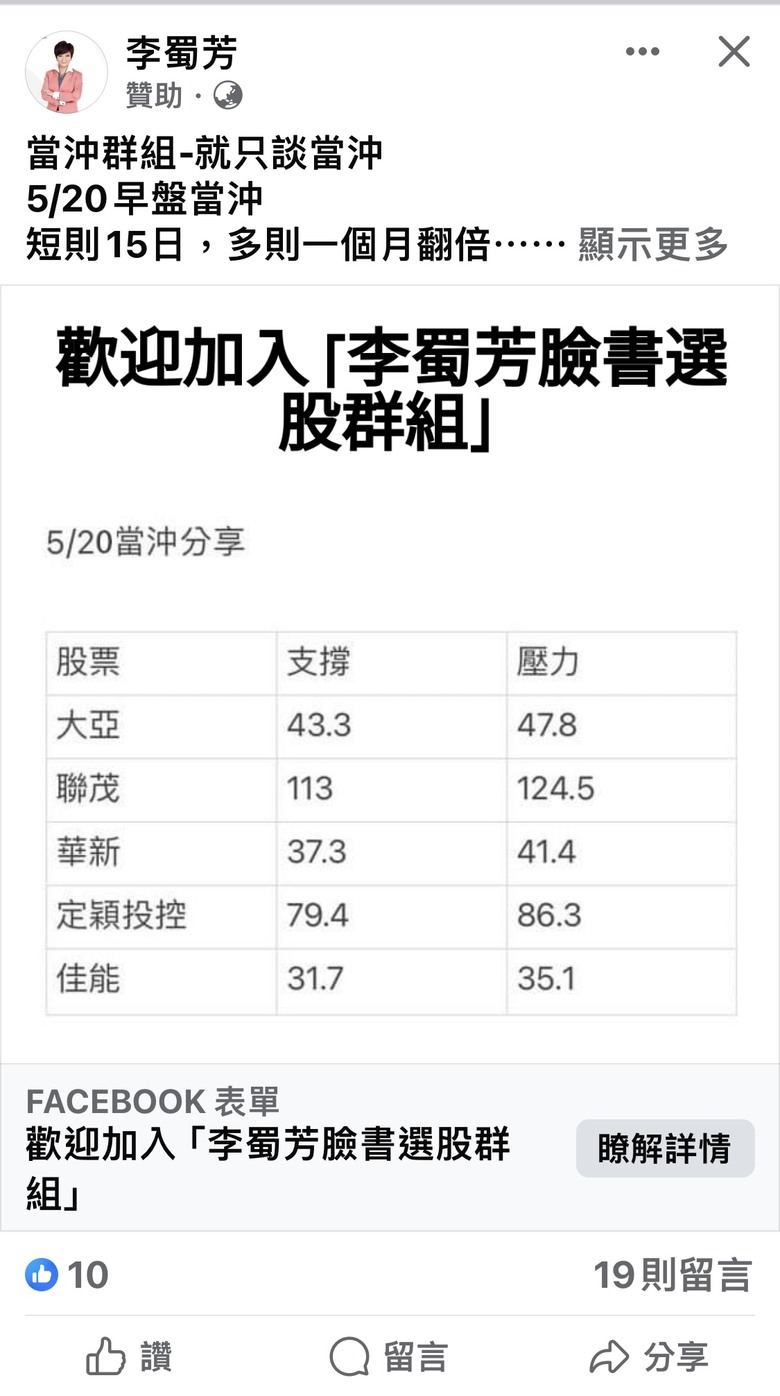 滿滿的投資社團，自己來認領…..