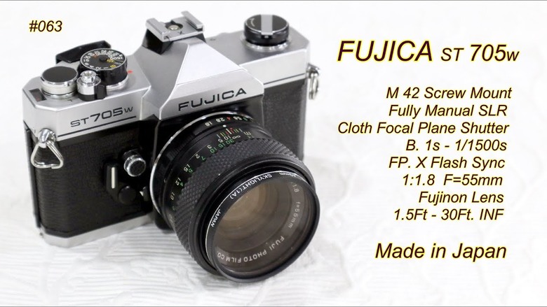 Fujica ST 705 M.少見的機型?