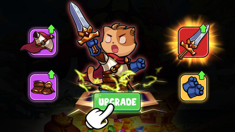 《Cat Legend: Idle RPG War》 貓咪傳奇:放置型 RPG 戰爭 5月6日 通知上架 組成貓咪英雄隊伍 踏上非凡旅程 | 掌握戰略戰鬥 個人化你的英雄 增強英雄能力 創新放置機制