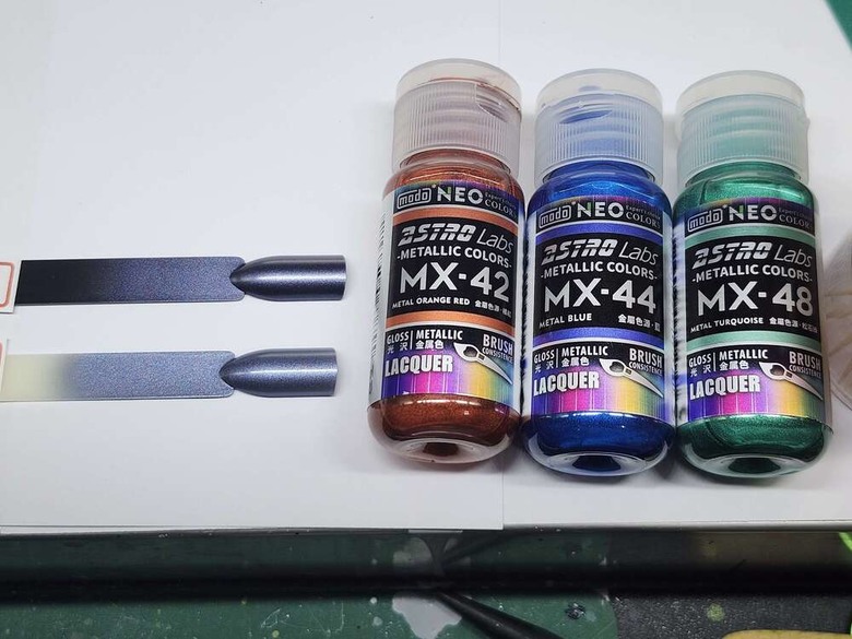 [新漆料心得] - 摩多新漆列系 Modo Astro Labs 金屬色源系列 簡易使用心得