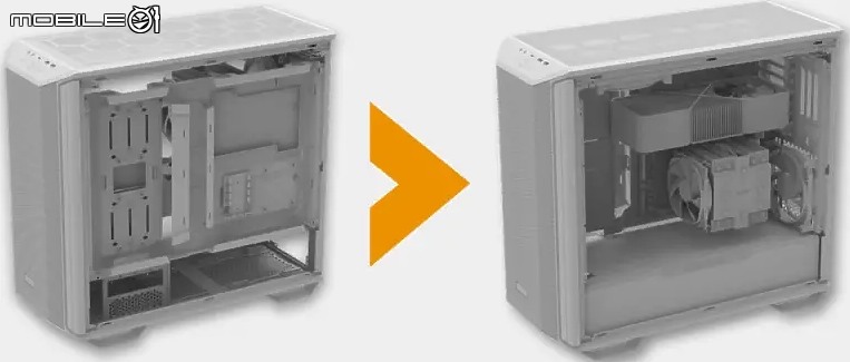 寬敞大空間高質感兼具靜音 be quiet! DARK BASE 701 白色版