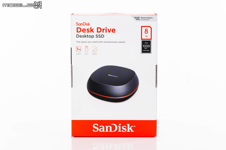 WD SanDisk Desk Drive 外接式 SSD 開箱實測 小巧身形卻具有 8 TB 大容量配置!