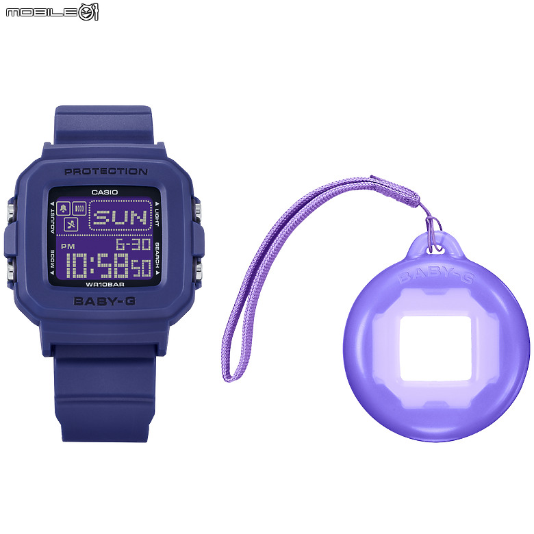 三麗鷗人氣角色「酷洛米」x BABY-G｜ 全新 BGD-10K 兼具腕錶與吊飾功能！