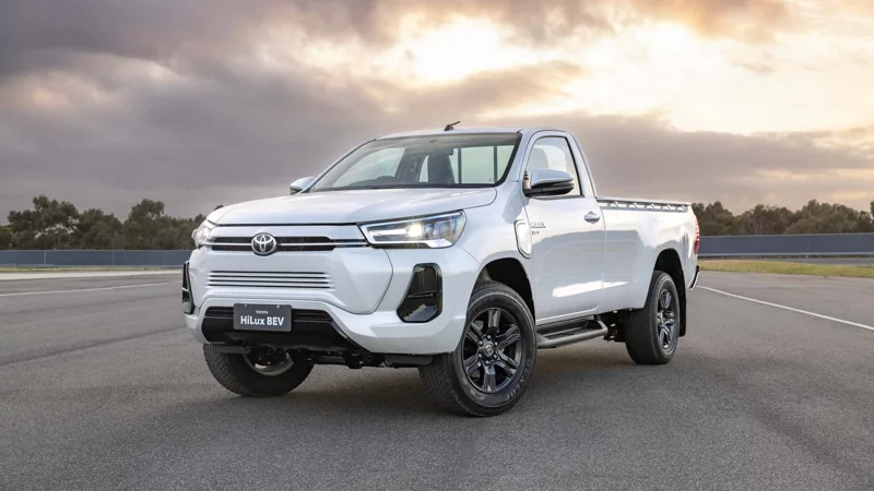 純電貨卡再一發!全新Toyota Hilux EV將於2025年量產
