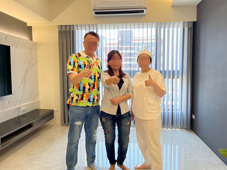 點我看大圖 【開箱】26坪3房2廳/62萬系統裝潢/巧妙修飾大樑/3D圖還原度高