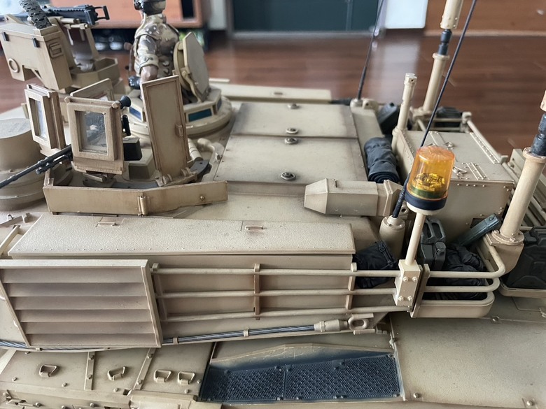 1/16 Tamiya (56041) US M1A2 Abrams 美軍M1艾布蘭主力戰車 Full Optional RC Tank Test 坦克遙控版 分享