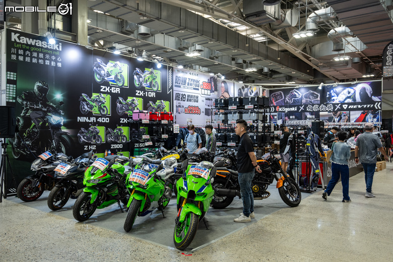 【採訪】2024台北重機暨人身部品展！多款新車ZX-4RR、全新MT-09、XSR900 GP、450MT搶先看！