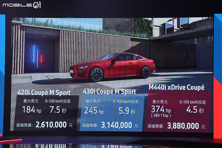 【採訪】BMW 小改款 4 Series / M4 上市，30i 以上動力全數標配雷射尾燈！