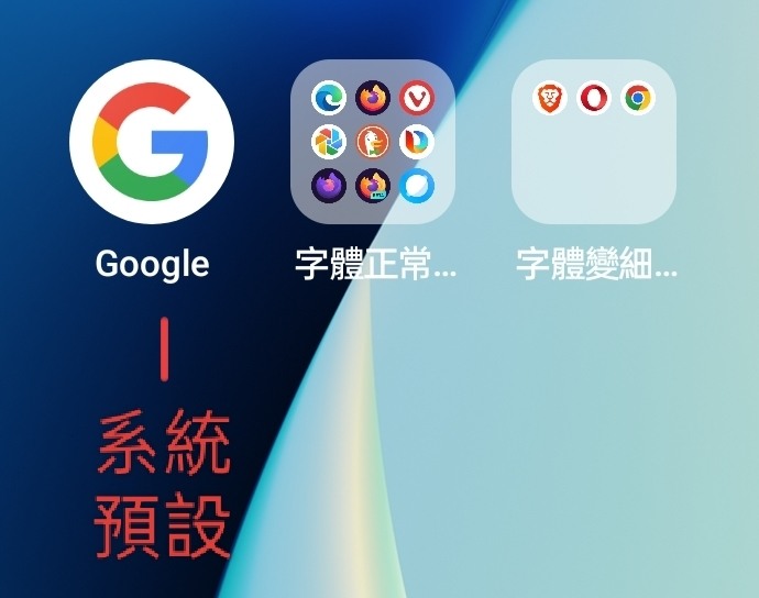 手機chrome 頁面的字體變淺變細了，請問該怎麼恢復原狀？