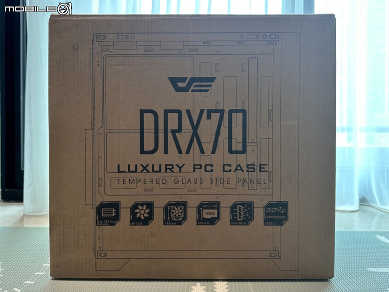 大飛平價新品 DRX70機殼 & DN-240一體水冷