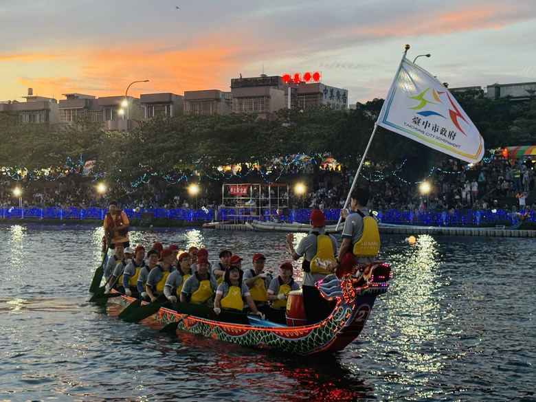 促進城市友好交流！ 中市府參加2024鹿港慶端陽國際龍舟錦標賽勇奪第三