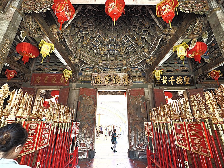 鹿港老街(隘門、友鹿軒、意和行、半邊井)、天后宮、新祖宮(勅建天后宮)、城隍廟、永安宮、三山國王廟、南靖宮，還有兌換贈品的彰化縣旅遊服務中心 — 「2024鹿港慶端陽」活動之四 — 鹿港老街與市街北段廟宇群