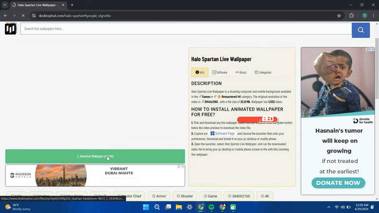 Win11氣象工具釘選問題