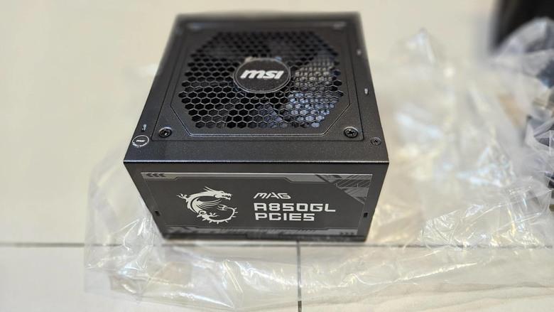MSI MAG A850GL PCIE5 微開箱 + 促銷(人龍8)分享