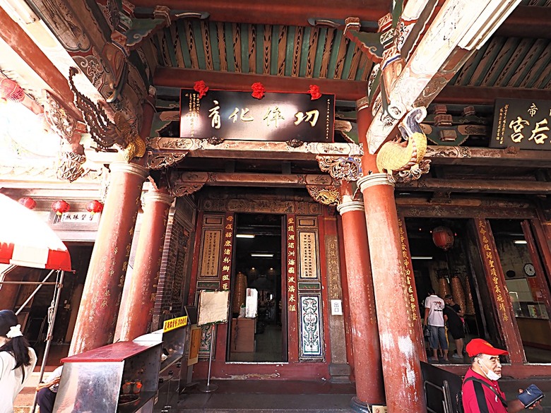 鹿港老街(隘門、友鹿軒、意和行、半邊井)、天后宮、新祖宮(勅建天后宮)、城隍廟、永安宮、三山國王廟、南靖宮，還有兌換贈品的彰化縣旅遊服務中心 — 「2024鹿港慶端陽」活動之四 — 鹿港老街與市街北段廟宇群
