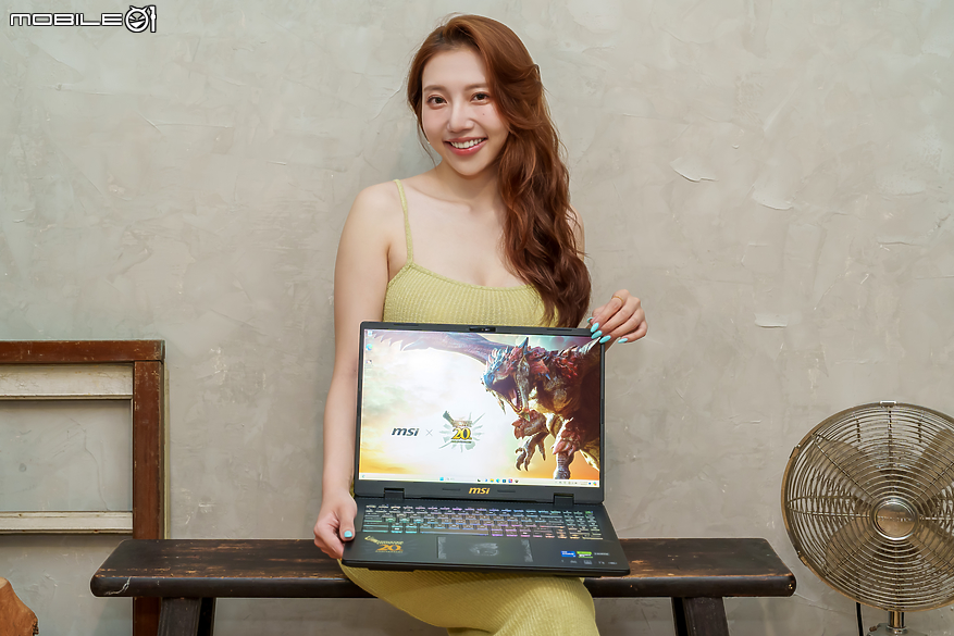 點我看大圖 MSI Crosshair 16 HX MONSTER HUNTER EDITION 開箱分享|天空王者火龍霸氣空降龍魂電競
