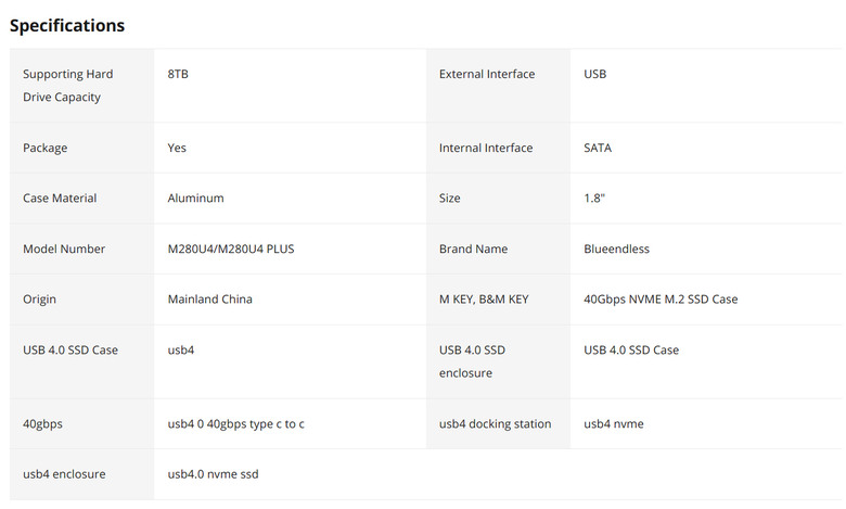 【開箱簡測】Blueendless 藍碩 M280U4 PLUS USB4 (ASM2464PD) M.2/NVMe SSD 外接盒效能簡測 (圖多)