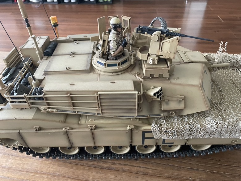 1/16 Tamiya (56041) US M1A2 Abrams 美軍M1艾布蘭主力戰車 Full Optional RC Tank Test 坦克遙控版 分享