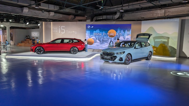 參訪華山BMW Future Hub電能領域, 看到最美的旅行車BMW i5 Touring