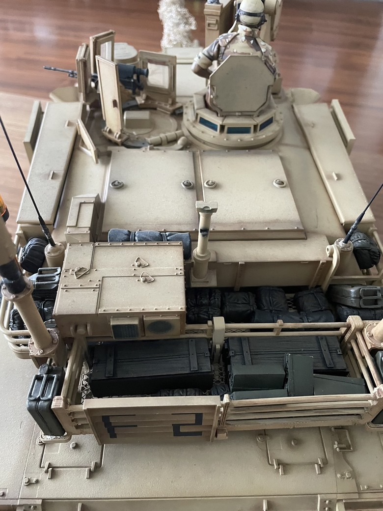 1/16 Tamiya (56041) US M1A2 Abrams 美軍M1艾布蘭主力戰車 Full Optional RC Tank Test 坦克遙控版 分享