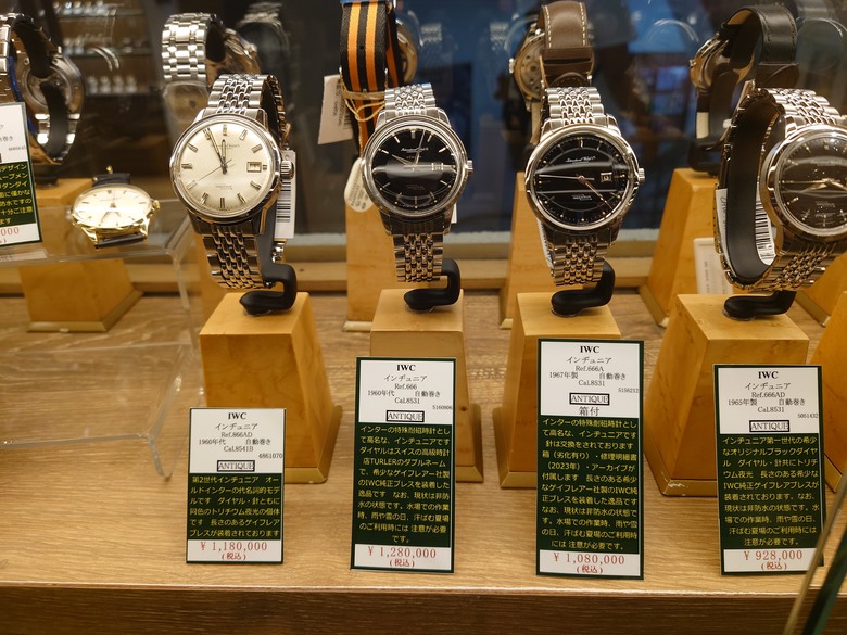 點我看大圖 一日快閃中野買表記-Navitimer Ref. 806 1959 開箱與2024 ROLEX價格與IWC 骨董錶分享