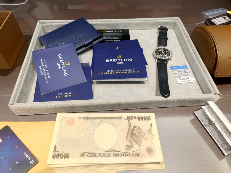 一日快閃中野買表記-Navitimer Ref. 806 1959 開箱與2024 ROLEX價格與IWC 骨董錶分享