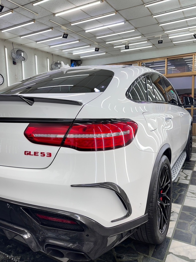GLE53 Coupe改色+3M雙隔熱紙 前擋極透+車身極黑