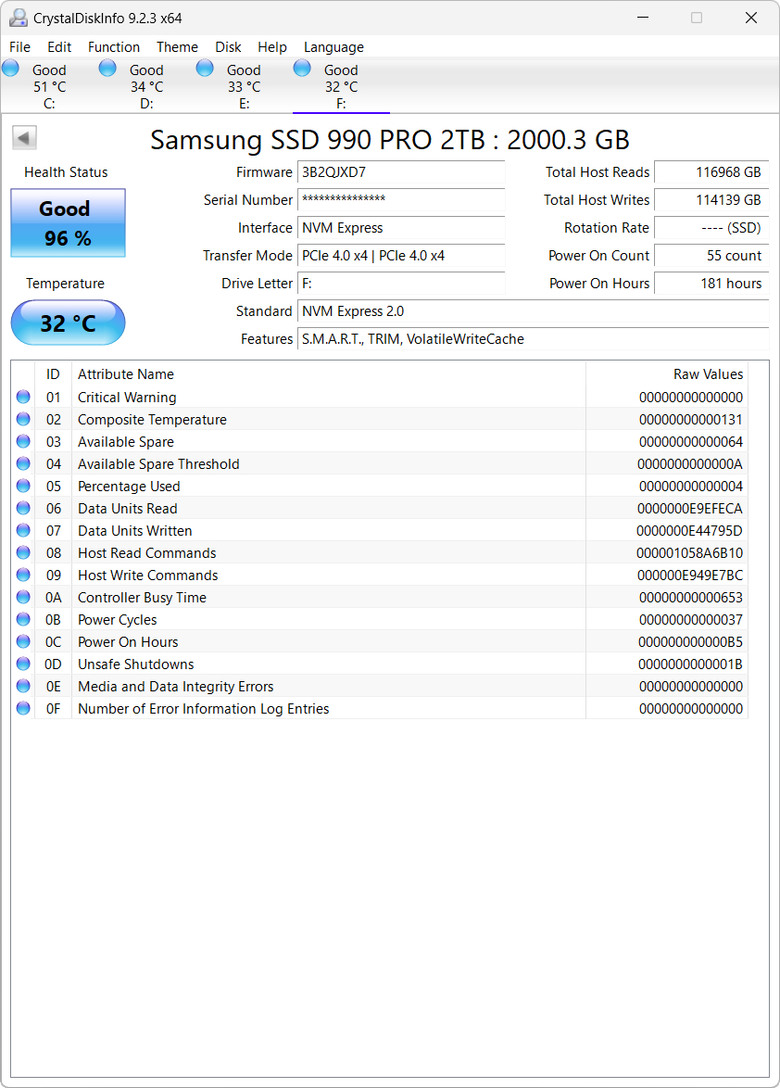 【開箱簡測】Blueendless 藍碩 M280U4 PLUS USB4 (ASM2464PD) M.2/NVMe SSD 外接盒效能簡測 (圖多)