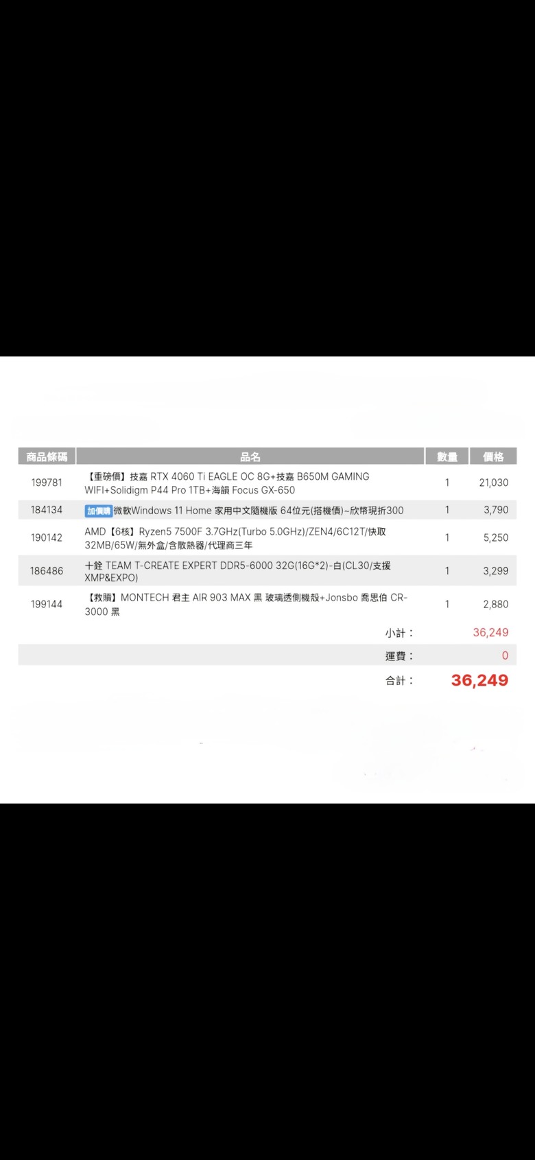 36K自組電腦幫健檢(已解決)