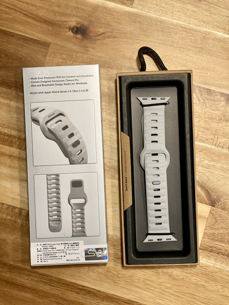 [開箱]NOMAD Apple Watch FKM橡膠錶帶，其實還不錯~