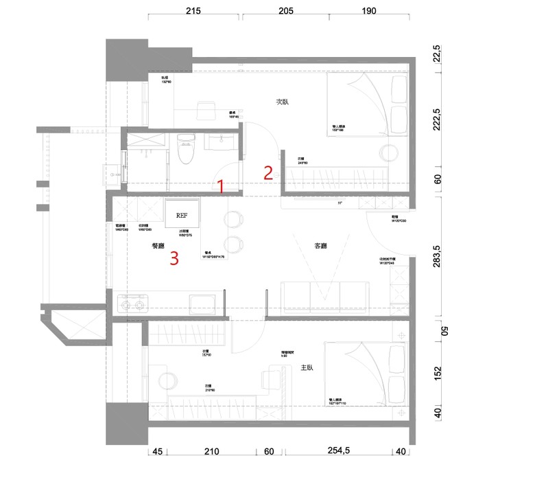 ｛開箱｝新成屋台中室內19坪 全室木工彿心價裝潢 量身訂做溫馨質感兩房