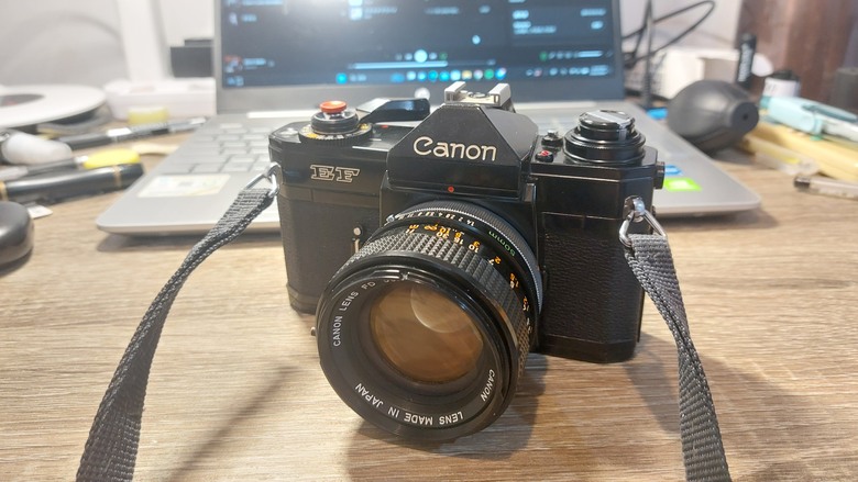 Canon EF底片機快門卡住！