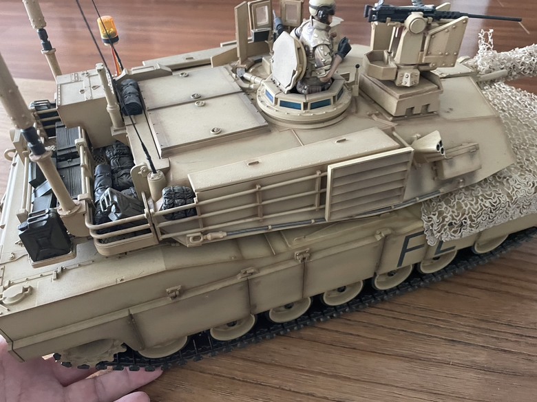 1/16 Tamiya (56041) US M1A2 Abrams 美軍M1艾布蘭主力戰車 Full Optional RC Tank Test 坦克遙控版 分享