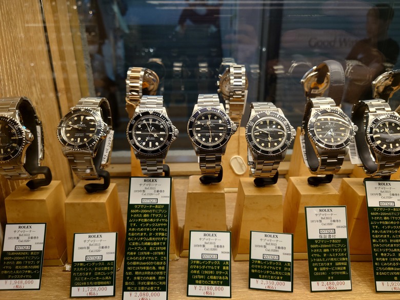 點我看大圖 一日快閃中野買表記-Navitimer Ref. 806 1959 開箱與2024 ROLEX價格與IWC 骨董錶分享