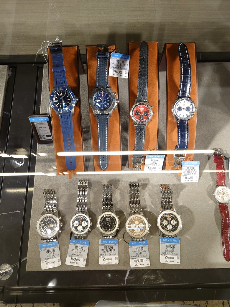 點我看大圖 一日快閃中野買表記-Navitimer Ref. 806 1959 開箱與2024 ROLEX價格與IWC 骨董錶分享