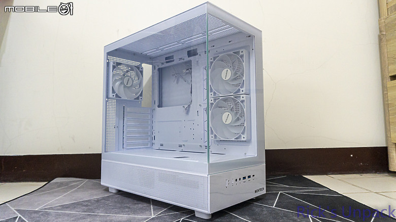 【開箱】木紋親民中塔海景殼 | MONTECH XR WHITE