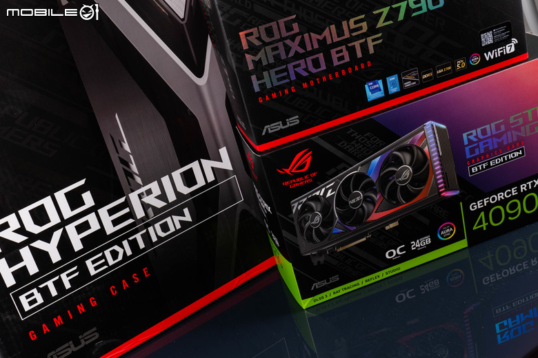 ROG BTF 背插主機板／顯示卡／機殼組合實裝體驗 打造頂級視覺效果的不二之選