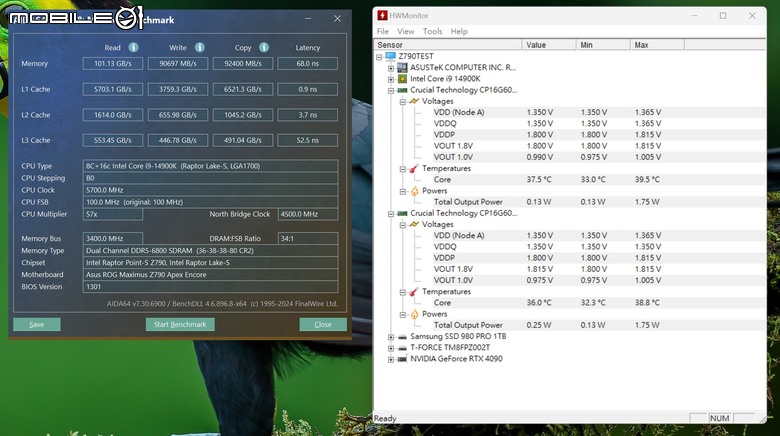 美光 Crucial Pro DDR5-6000 超頻記憶體套組開箱實測 在低調設計內提供潛力超頻性能