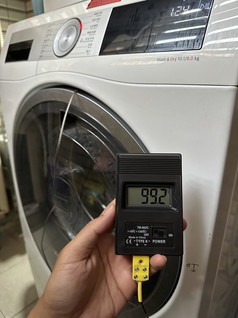 BOSCH洗脫烘的烘衣行程溫度