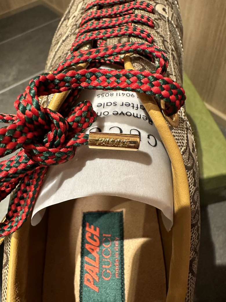 「日本名古屋自由行開箱」GUCCI x PALACE sneakers