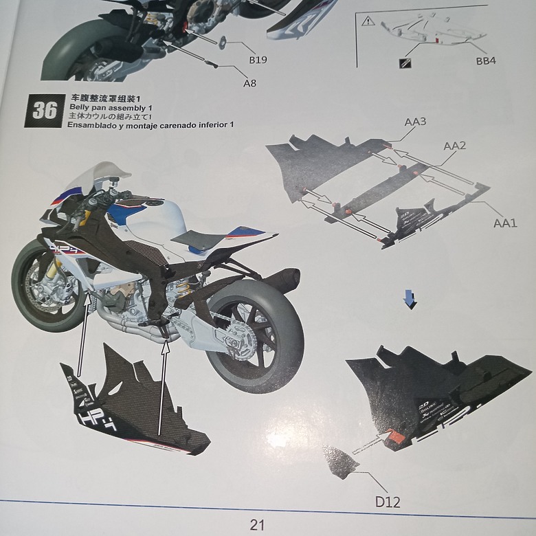 【模型新手也能輕鬆組 Part2】從0到100帶你一起組裝，MENG 1/9 BMW HP4 RACE MT-004s 重機模型 悅色版