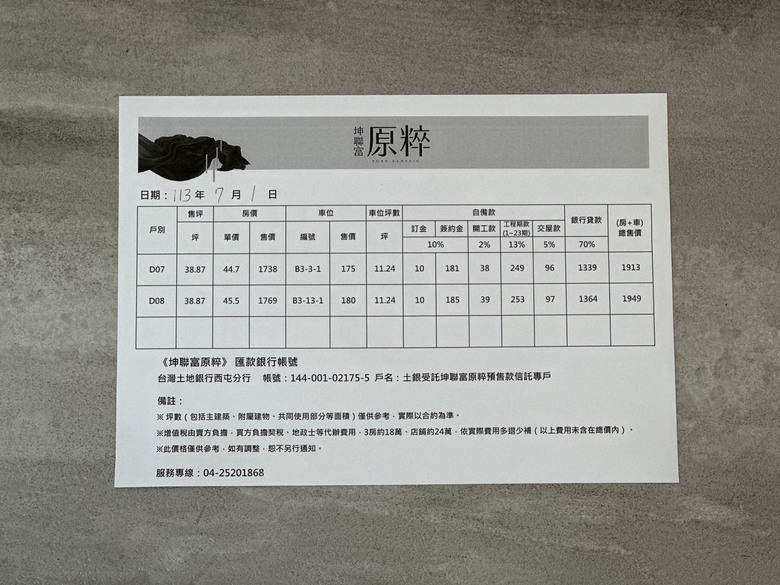 點我看大圖 坤聯富原粹(豐原) 看屋分享~