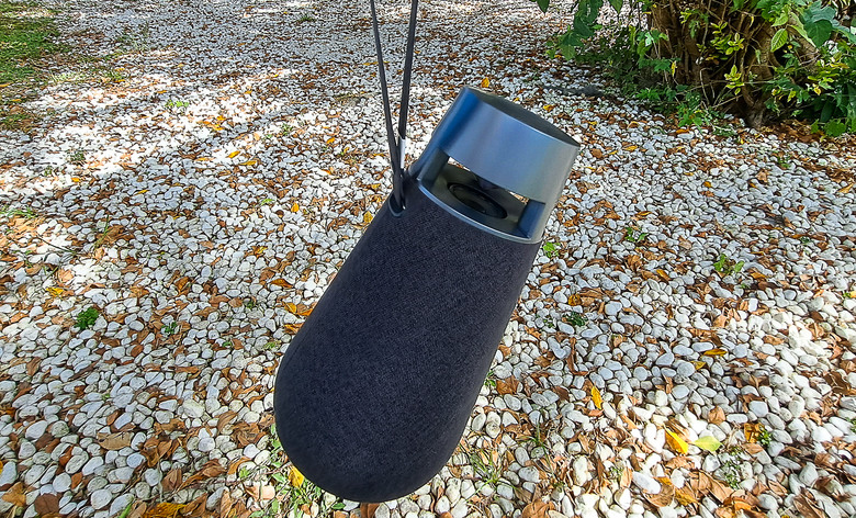 點我看大圖 療癒美型與渾厚音效的完美結合 LG XBOOM 360° 小宇宙全景聲藍牙音響實際使用分享