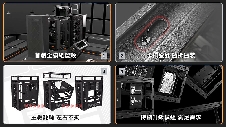 InWin 迎廣科技 推出 iBuildiShare 系列 - ModFree Mini MOD II ITX 系列機殼