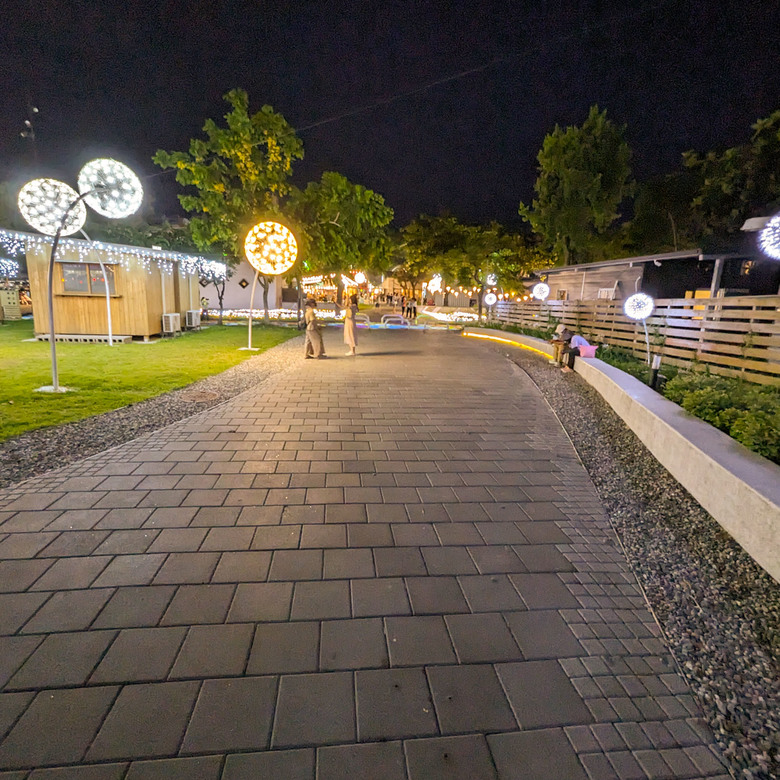 夜裡的生命之樹與光彩迷離 / 台東-鐵花村